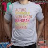 Altuve Springer Verlander Bregman Bregman Reddick Correa Astros Tee Shirts