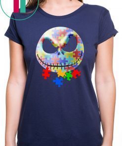 Autism Jack Skellington Face Shirt