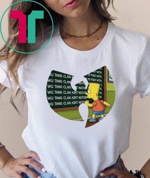 Bart Simpson Wu Tang Clan Shirt