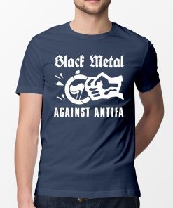 Black Metal Against Antifa Funny T-Shirt