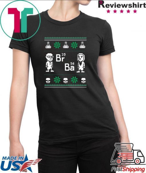 Breaking Bad Br35 Ba56 Christmas T-Shirt