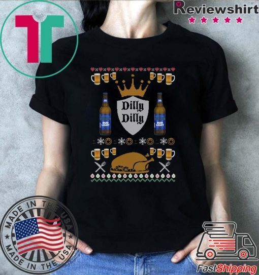 Bud Light Dilly Dilly Ugly Christmas T-Shirt