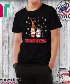 Budweiser Reinbeer Funny Beer Reindeer Christmas T-Shirt