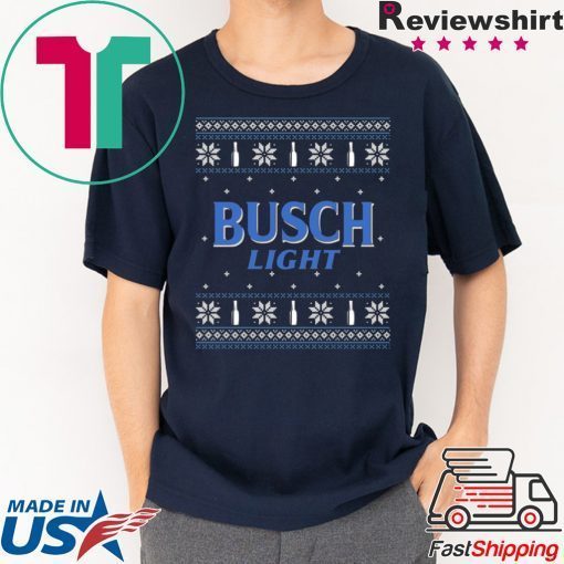 Busch Light Beer Sweatshirt Busch Light Christmas Ugly T-Shirt