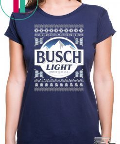 Busch Light Beer Ugly Christmas T-Shirt