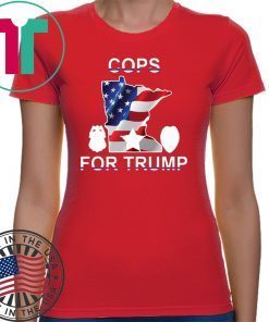 Buy Cops for Donald Trump T-Shirt