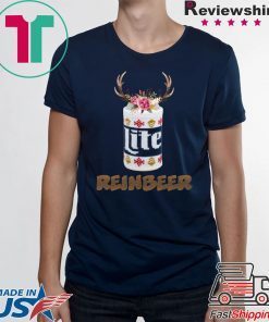 Can Miller Lite Reinbeer Funny Christmas Shirt