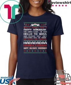 Central Perk monica monica have a happy hanukkah ugly christmas shirt