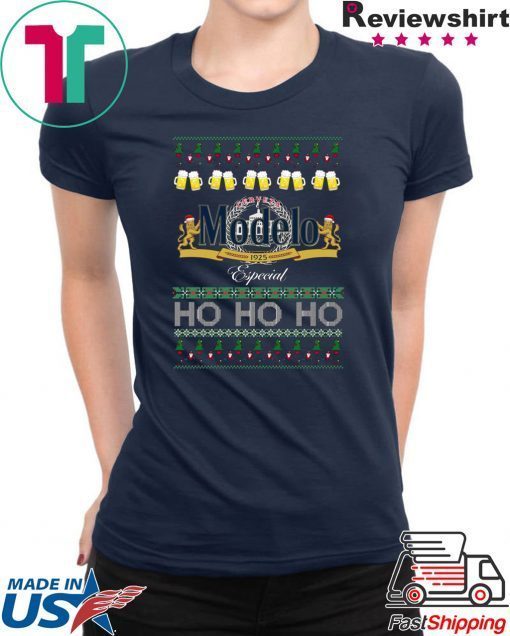 Cerveza Modelo Especial Beer Ho Ho Ho Ugly Christmas T-Shirt