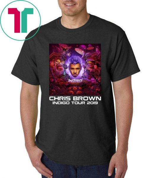 Chris Brown Indigo Tour 2019 shirt