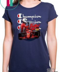 Cool Champion Sebastian Vettel signature shirt