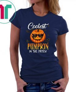 Coolest Pumpkin In The Patch Halloween Costume Gift T-Shirt