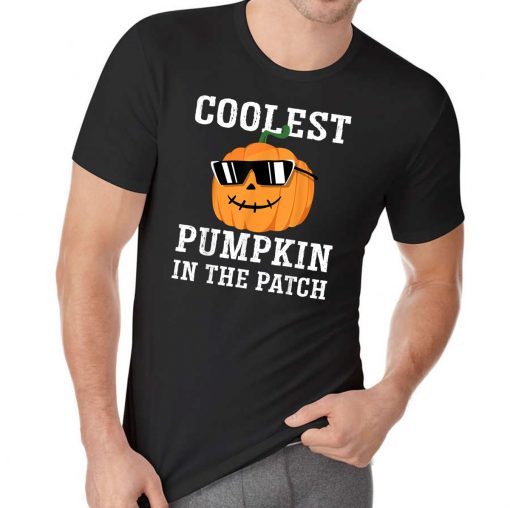 Coolest Pumpkin In The Patch Halloween Costume Kids Gift T-Shirt