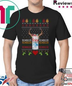 Coors Light Reinbeer Ugly Christmas T-Shirt