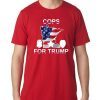 Cops For Trump Minneapolis Police Union USA Flag Tee Shirt