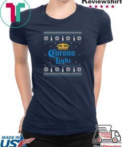 Corona Light Beer Sweatshirt Corona Light Christmas Ugly T-Shirt