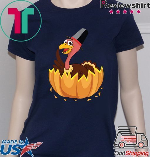 Cute Rascals Thanksgiving Turkey Pumpkin Holidays Cotton Toddler Shirt