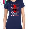 Deadpool the other jolly guy in a red suit Christmas T-Shirt