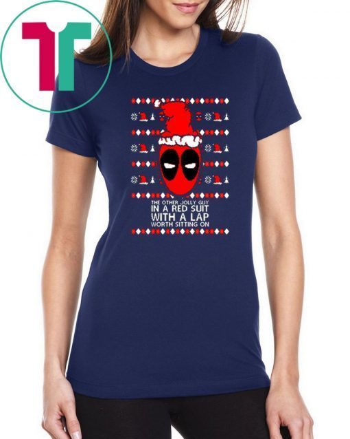 Deadpool the other jolly guy in a red suit Christmas T-Shirt