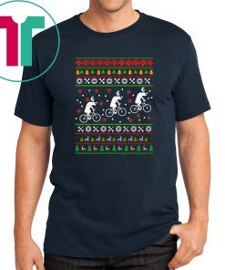 Deer Bike Christmas T-Shirt