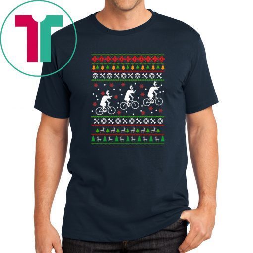 Deer Bike Christmas T-Shirt