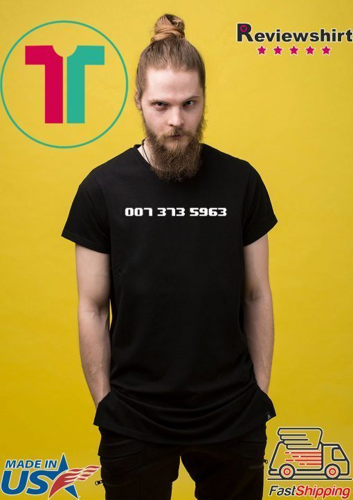 Details about 007 373 5963 Famous 90s Video Game Codes T Shirt