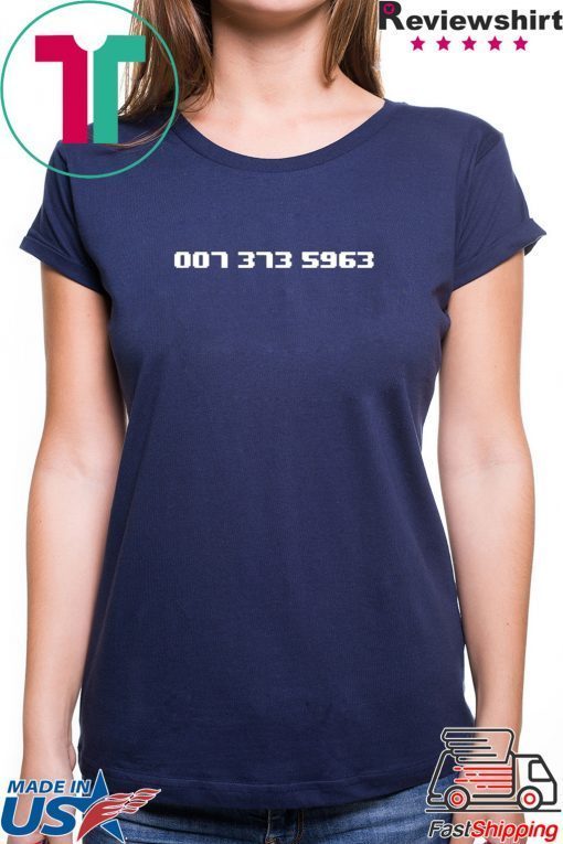 Details about 007 373 5963 Famous 90s Video Game Codes T Shirt