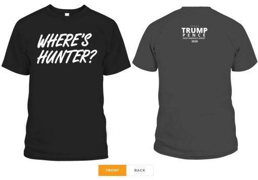 Donald Trump trolls Joe Biden Where’s Hunter T-Shirt