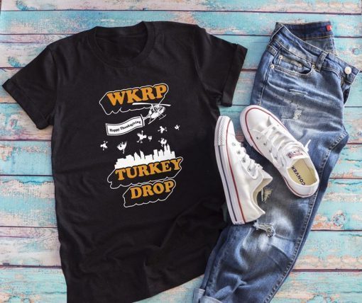 First Annual WKRP Thanksgiving Day Turkey Drop Shirt