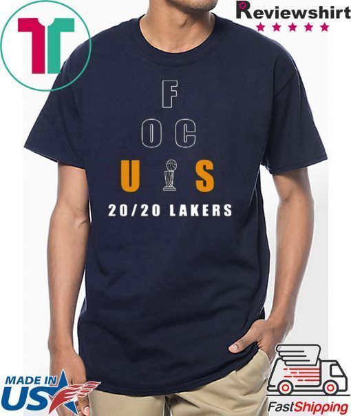 FOCUS 20-20 LAKERS SHIRT