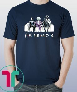 Friends tv show Beetlejuice Edward Scissorhands Jack Skellington Shirt