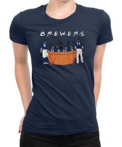 Friends tv show milwaukee brewers shirt