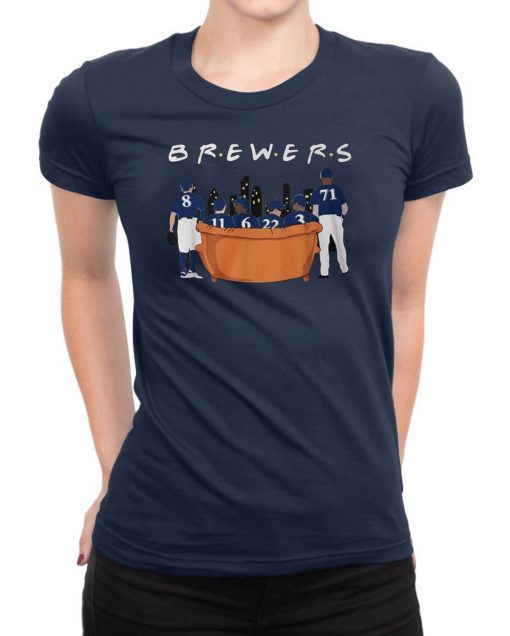 Friends tv show milwaukee brewers shirt