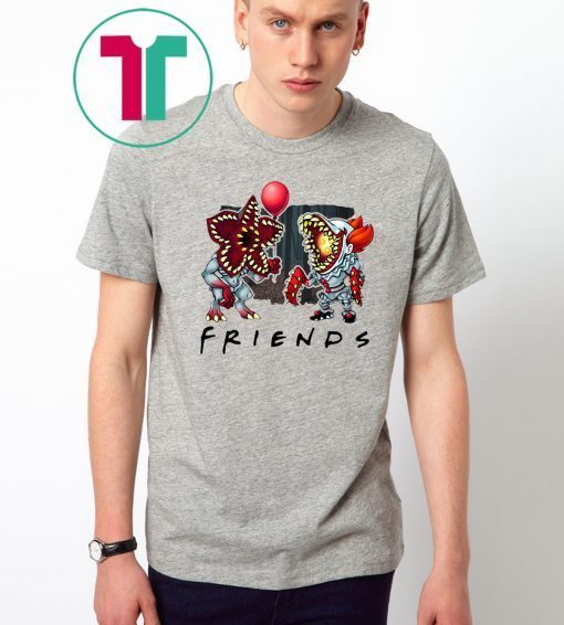 Friends tv show stranger things demogorgon pennywise it Shirt