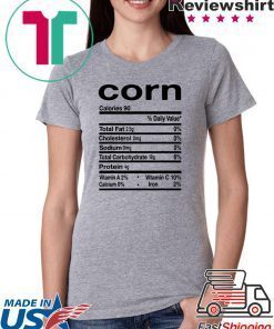 Corn Nutrition Thanksgiving Costume 2020 T-Shirt