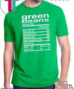 Green Bean Nutrition Thanksgiving Costume 2020 T-Shirt