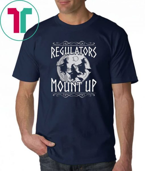 Funny Halloween Witch Regulators Mount Up Broomstick Classic T-Shirt