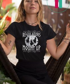 Funny Halloween Witch Regulators Mount Up Broomstick Classic T-Shirt