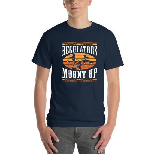 Funny Halloween Witch Regulators Mount Up Broomstick Unisex T-Shirt