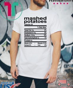 Mashed Potato Nutrition Thanksgiving Costume Classic T-Shirt