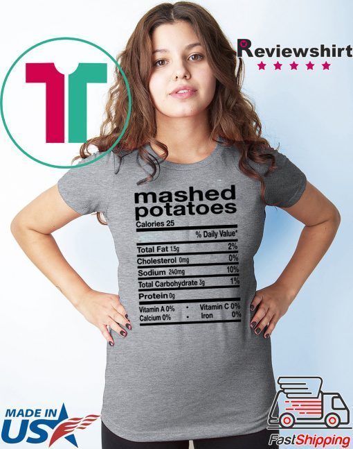 Mashed Potato Nutrition Thanksgiving Costume Classic T-Shirt