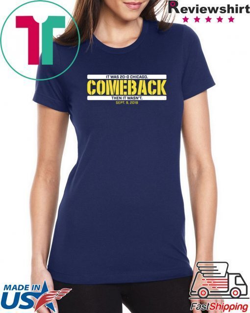 GREEN BAY COMEBACK SHIRT