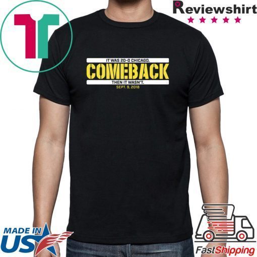 GREEN BAY COMEBACK SHIRT