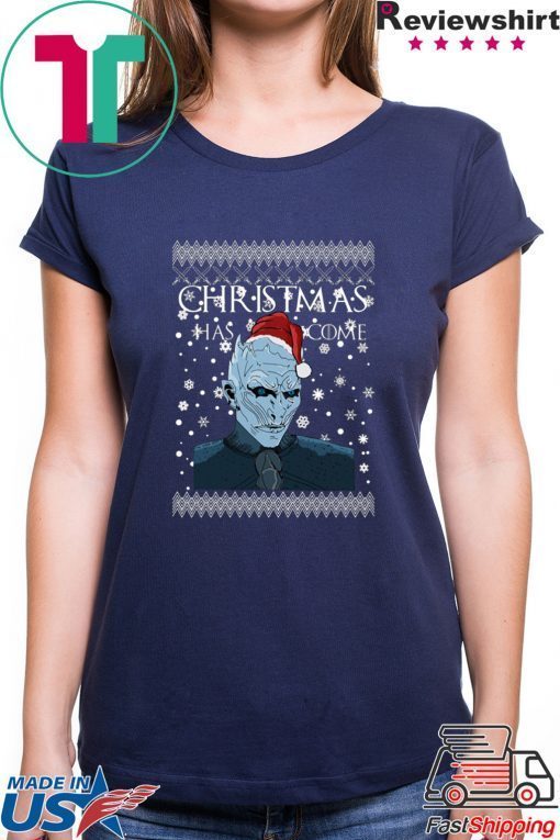 Game of Thrones Christmas Has Come White Walker Shirt