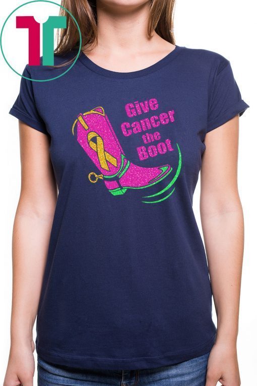 Give cancer the boot breast cancer awareness Shirt