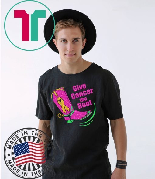 Give cancer the boot breast cancer awareness Shirt