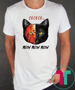 Halloween cat cosplay jason voorhees shirt