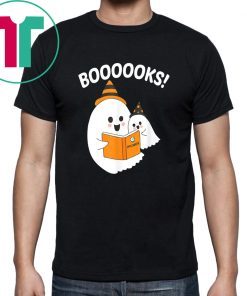 Halloween ghost booooooks boo read books Shirt