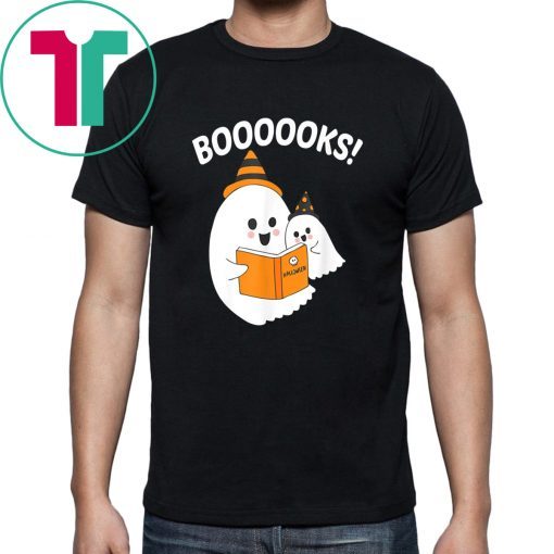 Halloween ghost booooooks boo read books Shirt