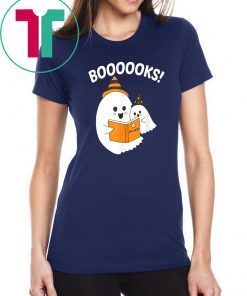 Halloween ghost booooooks boo read books Shirt